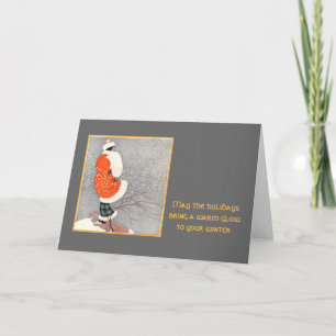 Feiertags-Glühen Feiertagskarte