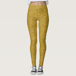 Feiertags-GoldGlitzer ganz vorbei Leggings