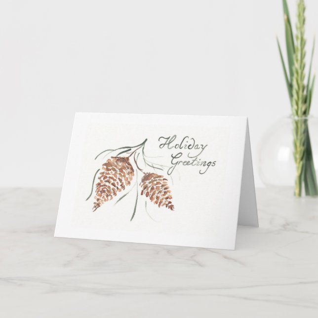 Feiertags-Gruß Feiertagskarte (Vorderseite)