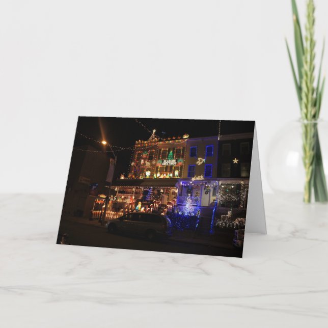 Feiertags-Grüße Feiertagskarte (Vorderseite)