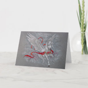 Feiertags-Grußkarte Pegasus Feiertagskarte