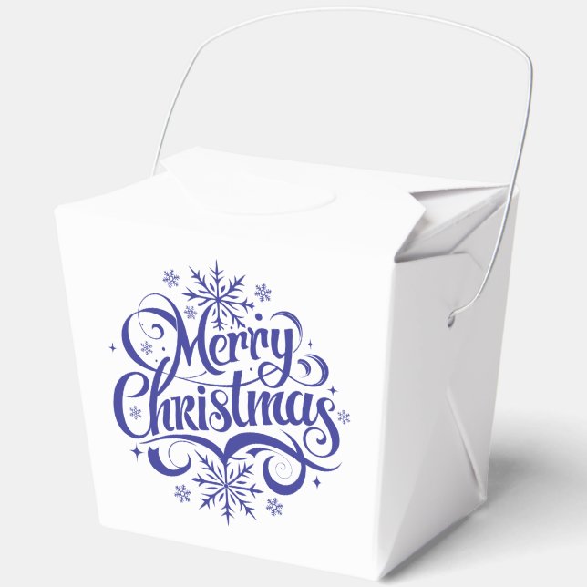 Feiertags-Gunst-Geschenkbox Geschenkschachtel (Vorderseite)