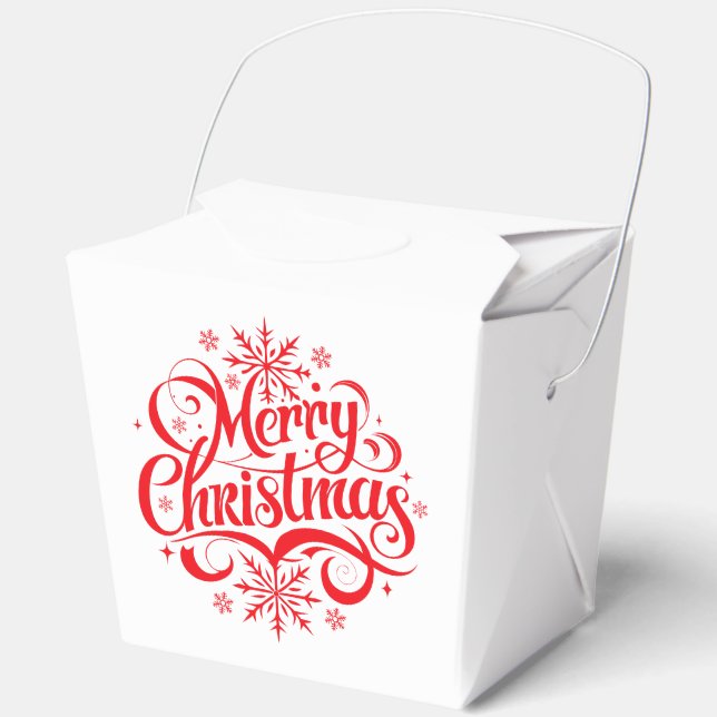 Feiertags-Gunst-Geschenkbox Geschenkschachtel (Vorderseite)