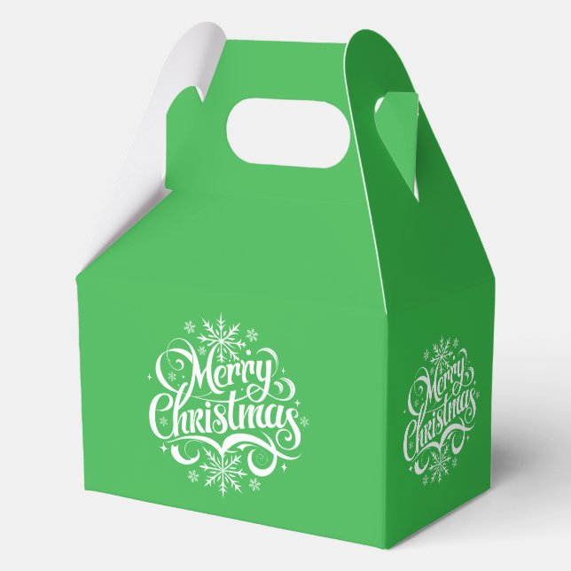 Feiertags-Gunst-Geschenkbox Geschenkschachtel (Vorderseite)