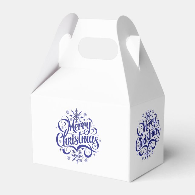 Feiertags-Gunst-Geschenkbox Geschenkschachtel (Vorderseite)