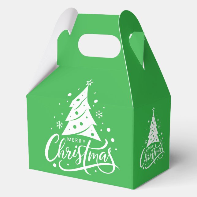 Feiertags-Gunst-Geschenkbox Geschenkschachtel (Vorderseite)