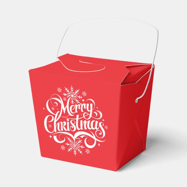 Feiertags-Gunst-Geschenkbox Geschenkschachtel (Vorderseite)