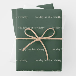 Feiertags Hoobie Whatty Weihnachten Lustiger Film  Geschenkpapier Set