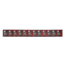 Feiertags-Irish Wolfhound-Hund Roter Weihnachts-Ka