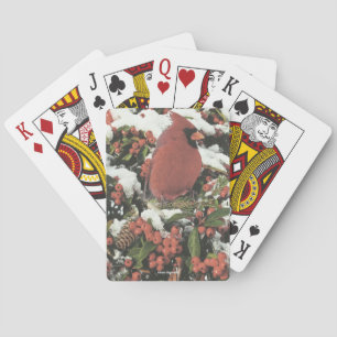 Feiertags-Kardinals-Spielkarten Spielkarten
