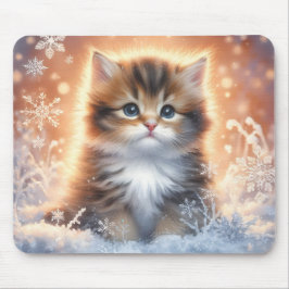 Feiertags-Kätzchen-Mauspad Mousepad