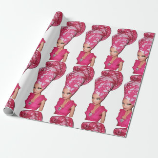 Feiertags-Kopftuch-Puppen-Geschenkverpackung Geschenkpapier