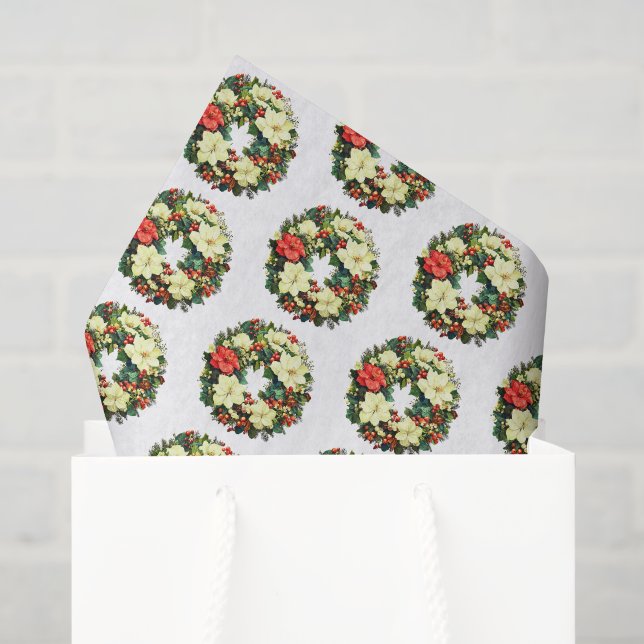 Feiertags-Kranz Seidenpapier (Geschenktüte)