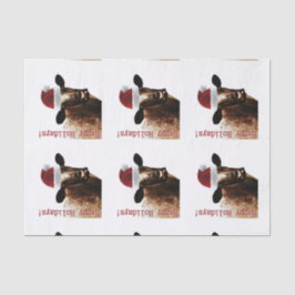 Feiertags-Kuh-Seidenpapier Seidenpapier