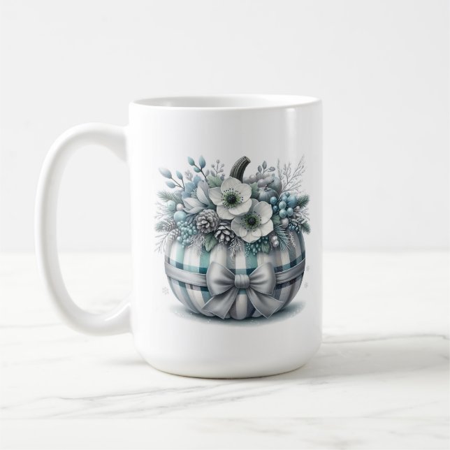 Feiertags-Kürbis Kaffeetasse (Links)