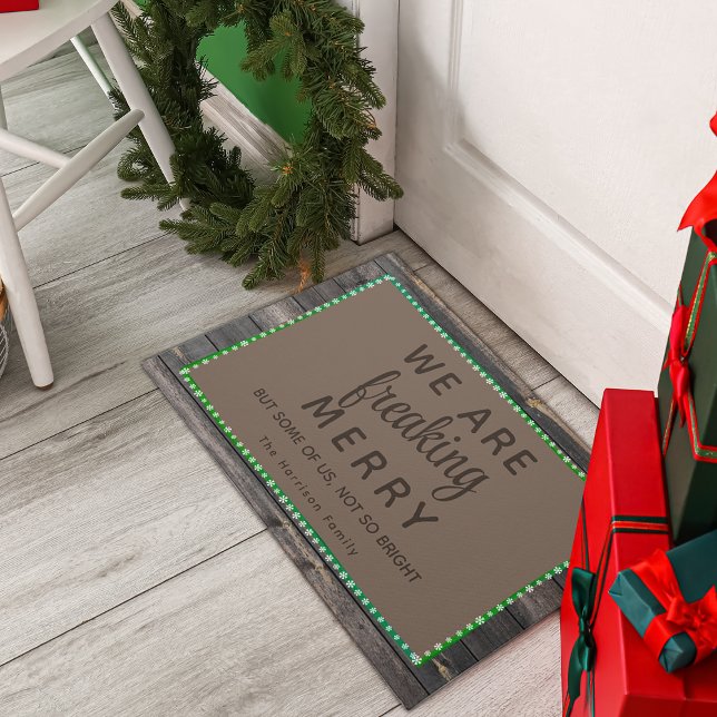 Feiertags Lustiger Spaß Fußmatte (Holiday Funny Fun Doormat)