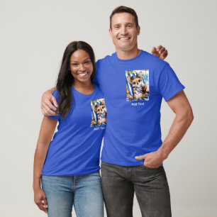 Feiertags-Männlicher Chihuahua Strand Entspannung T-Shirt