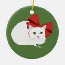 Feiertags-Miezekatze-Verzierung