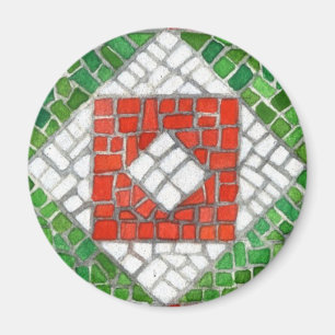 FEIERTAGS-MOSAİK Kreis-Magnet Magnet