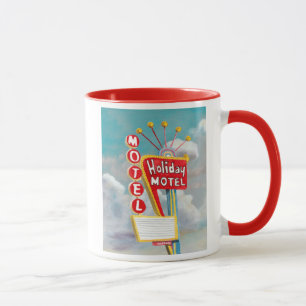 Feiertags-Motel-Zeichen Tasse