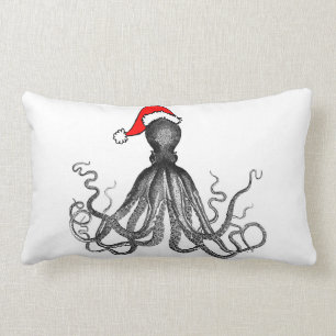 Feiertags-Nautik-Steampunk-Krake Vintage Kraken Lendenkissen