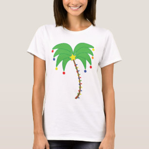 Feiertags-Palme-Shirt T-Shirt