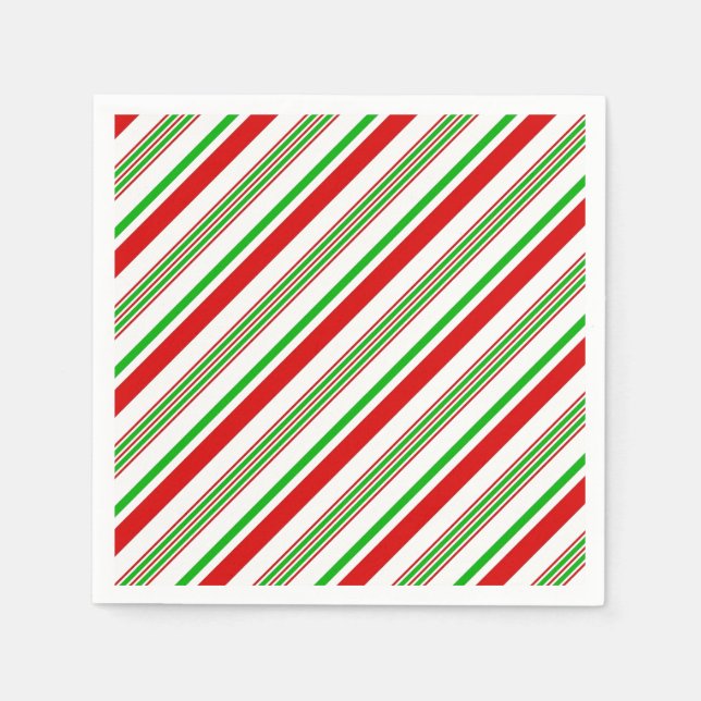 Feiertags-Papier-Servietten Serviette (Vorderseite)