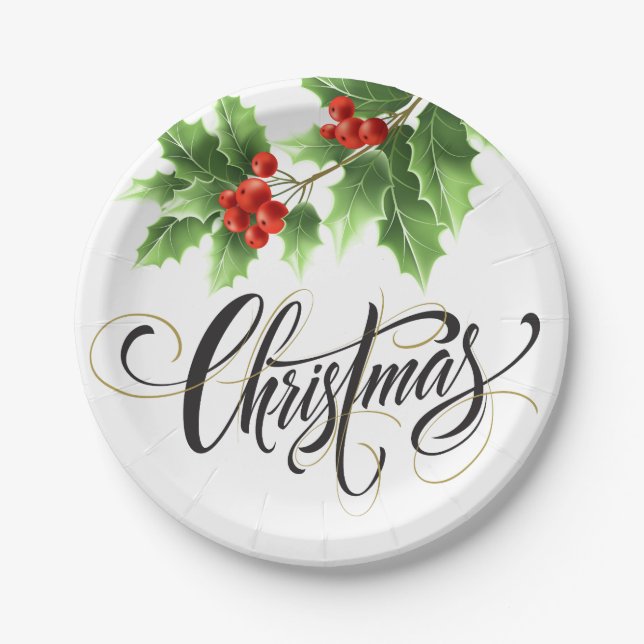 Feiertags-Papierteller Pappteller (Vorderseite)