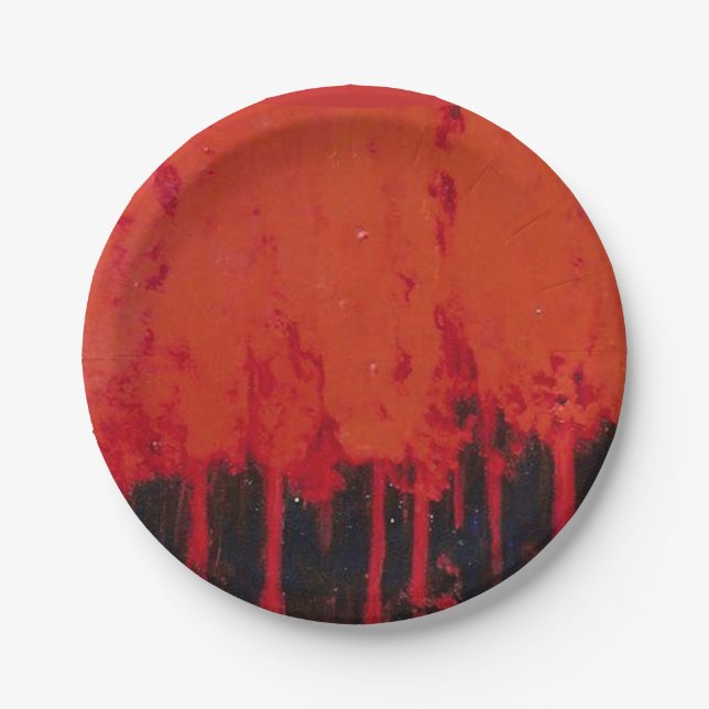 FEIERTAGS-PAPIERTeller Pappteller (Vorderseite)