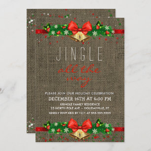 Feiertags-Party-Jingle Einladung