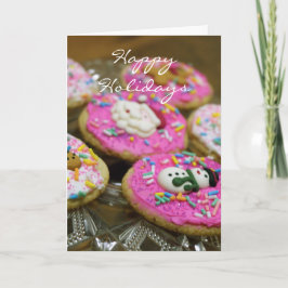 Feiertags-Plätzchen Feiertagskarte