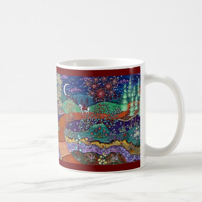 Feiertags-"ReitZuhause-" Tasse (Rechts)