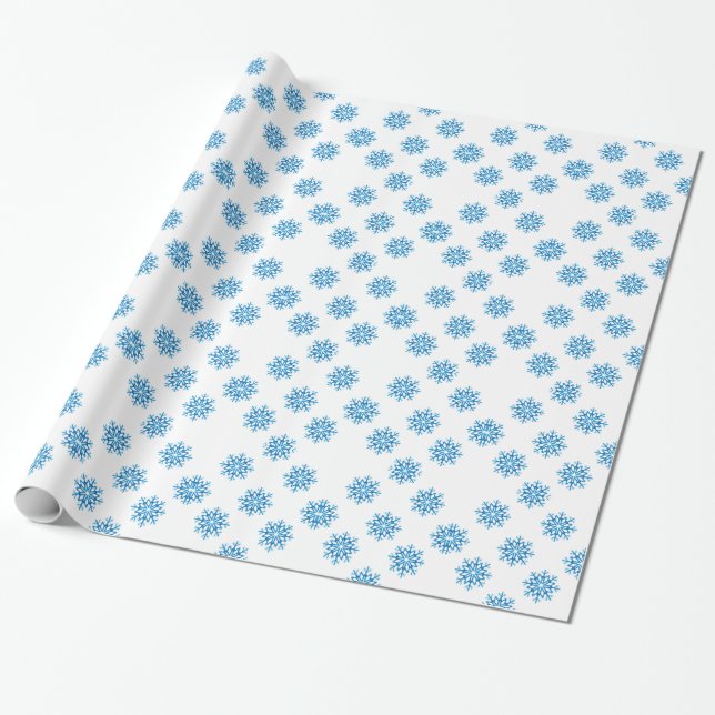 Feiertags-Schneeflocke-Muster 2 Geschenkpapier (Ungerollt)