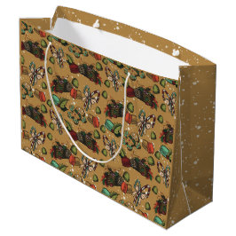 Feiertags-Süßigkeiten- Coco (Farbe) Große Geschenk Geschenktüte
