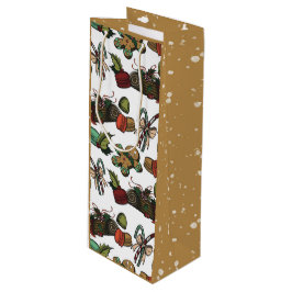 Feiertags-Süßigkeiten Geschenktüte Für Weinflaschen