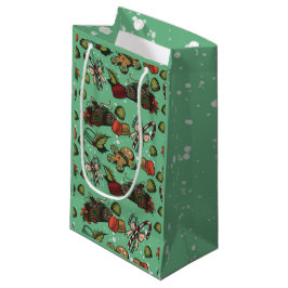 Feiertags-Süßigkeiten - Minze (Farbe) Kleine Geschenktüte