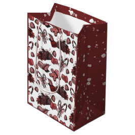 Feiertags-Süßigkeiten - Pfefferminz (fest) Mittlere Geschenktüte