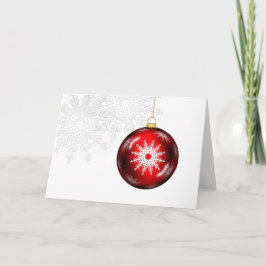 Feiertags-Verzierungs-Gruß-Karte Feiertagskarte