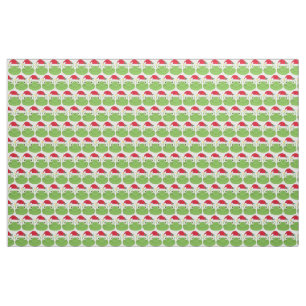 Feiertags-Weihnachtsfrosch-Muster-Gewebe Stoff
