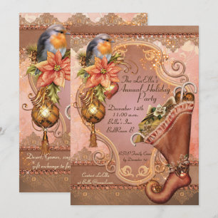 Feiertags-WeihnachtsParty Einladungen