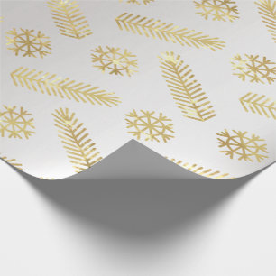 Feiertags-Weihnachtsschneeflocke-graues silbernes Geschenkpapier