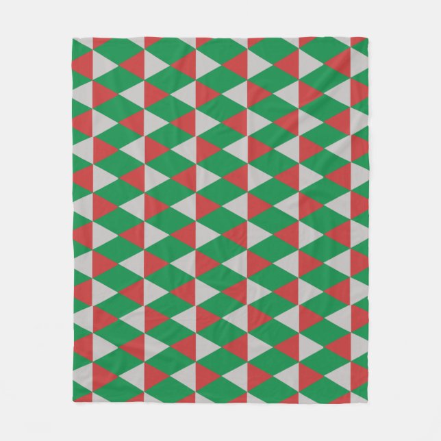 Feiertagsdiamanten Fleecedecke (Vorderseite)