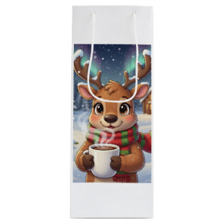Feiertagsfreude-Geschenktasche Geschenktüte Für Weinflaschen