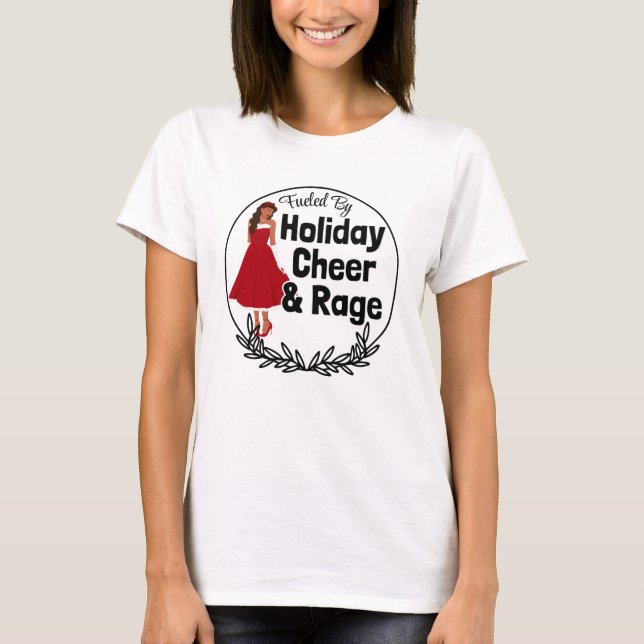 Feiertagsfreude & Wut T-Shirt (Vorderseite)