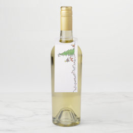 Feiertagskuchen Flaschenanhänger