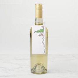 Feiertagskuchen Flaschenanhänger