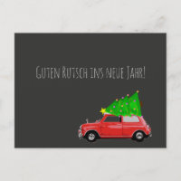 Feiertagspostkarte MINI COOPER