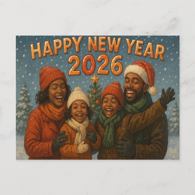 Feiertagspostkarte Postkarte (Vorderseite)