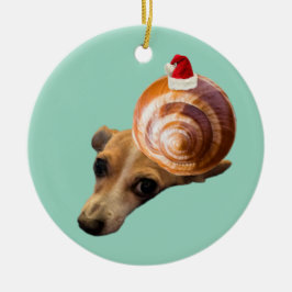 Feiertagsschnecke Keramik Ornament