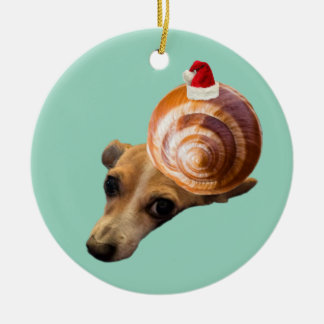 Feiertagsschnecke Keramik Ornament